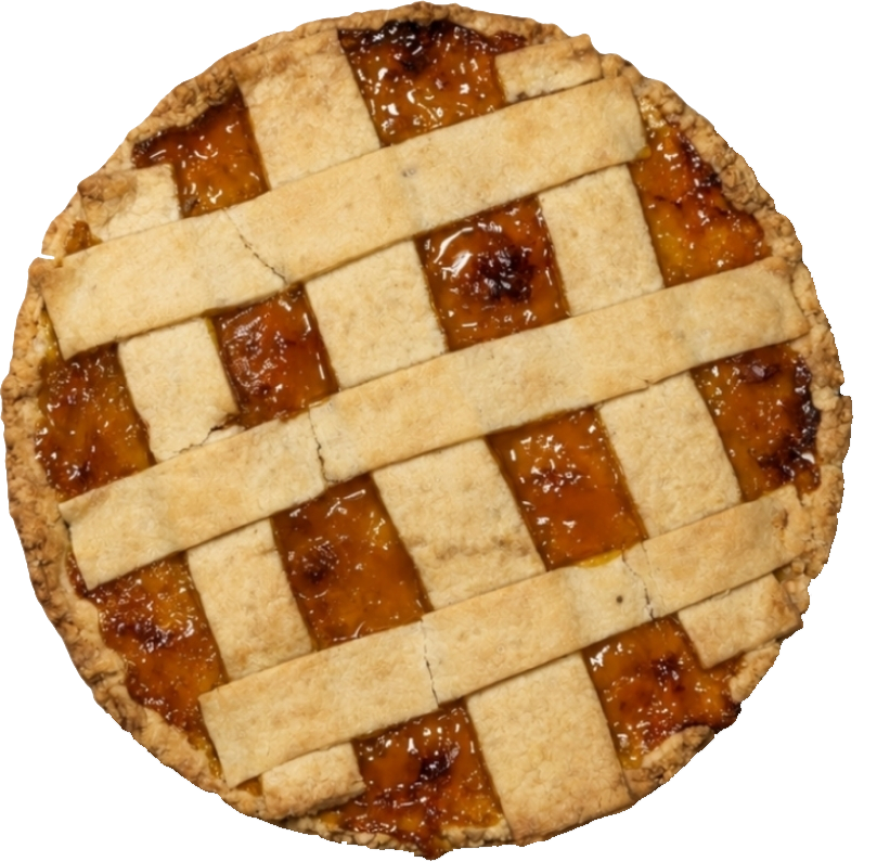 Peach Lattice Pie